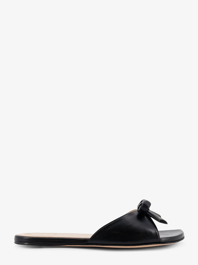 Dior Dior Bow Leather Sandals Noir
