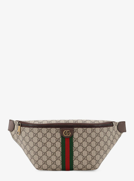 Gucci Ophidia Gg Coated Canvas Belt Bag Uni Acero