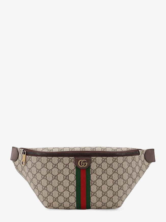 Gucci Ophidia Gg Coated Canvas Belt Bag Uni Acero