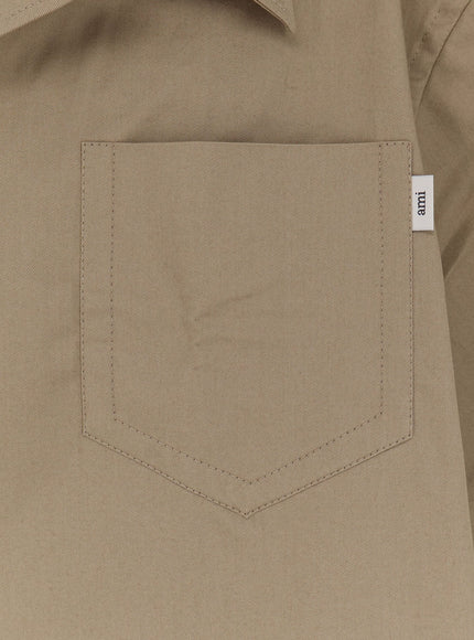Ami Paris Oversized Cotton Shirt