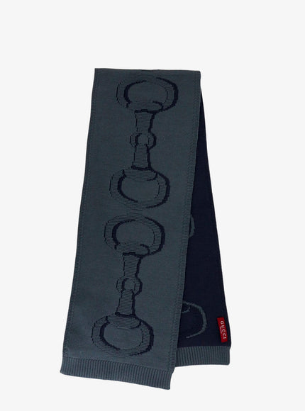 Gucci Wool Scarf Uni Graphite