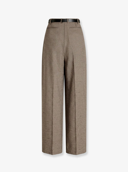 Dolce & Gabbana Mélange Trousers With Belt