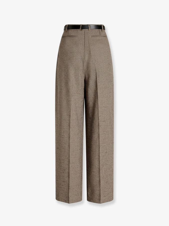 Dolce & Gabbana Mélange Trousers With Belt