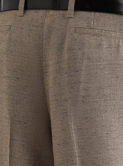 Dolce & Gabbana Mélange Trousers With Belt