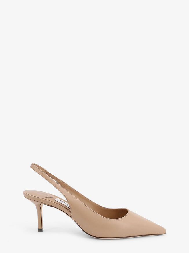 Jimmy Choo Love 95 Leatther Slingback Décolleté Chai