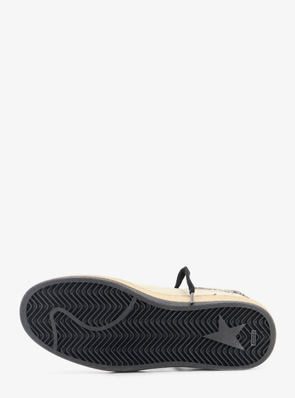 Golden Goose Deluxe Brand Ballstar Leather Sneakers With Iconic Side Logo