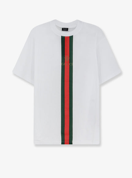 Gucci Cotton Jersey T-Shirt Whitemc