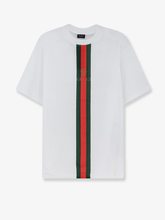 Gucci Cotton Jersey T-Shirt Whitemc