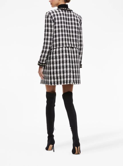 Alice + Olivia Deon Detachable Panel Tweed Jacket