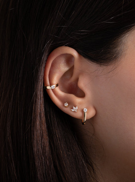Zoe Lev 4 Prong Diamond Stud Earrings