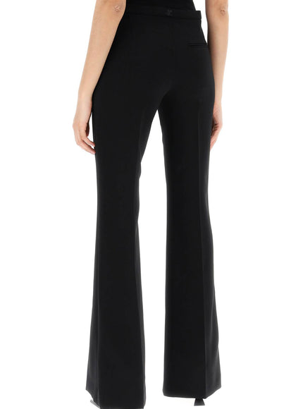 Courreges tailored bootcut pants in technical jersey