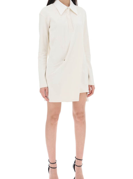 Courreges twisted polo mini dress