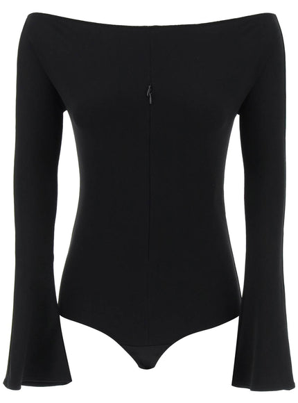 Courreges "invisible front zip bodycon dress"