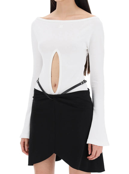 Courreges "jersey body with cut-out