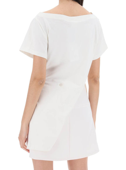 Courreges twisted body t-shirt