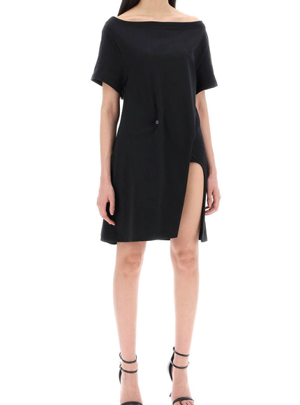 Courreges twisted t-shirt mini dress