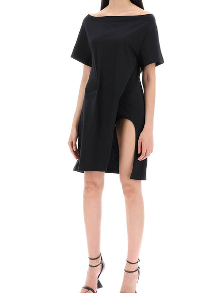 Courreges twisted t-shirt mini dress