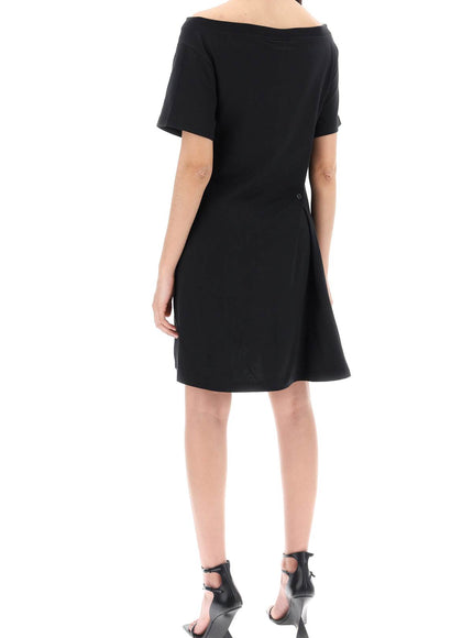 Courreges twisted t-shirt mini dress