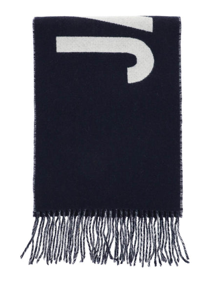 Jacquemus Logo Wool Scarf