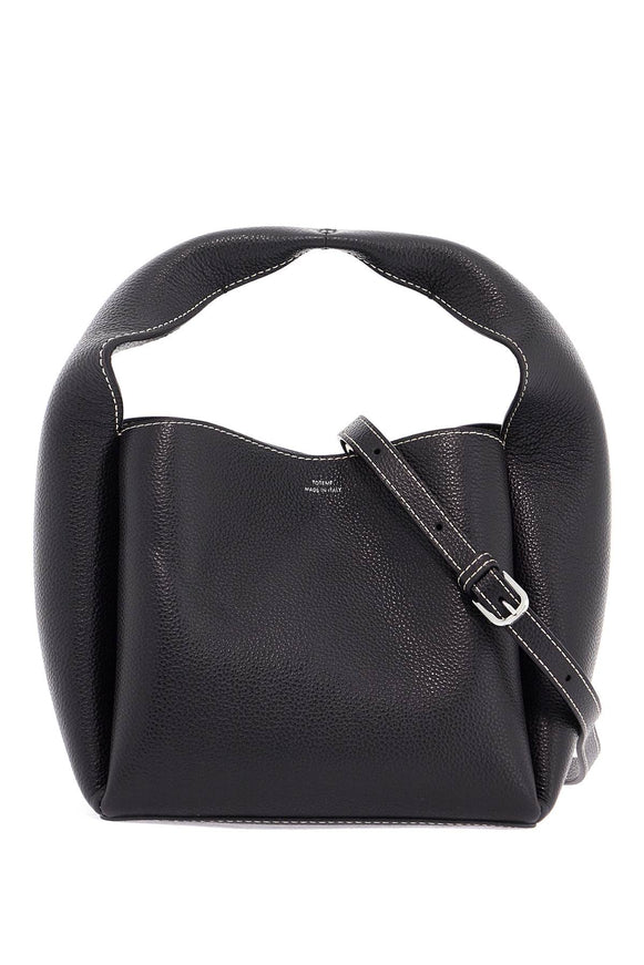 Toteme Black Calfskin Bucket Bag