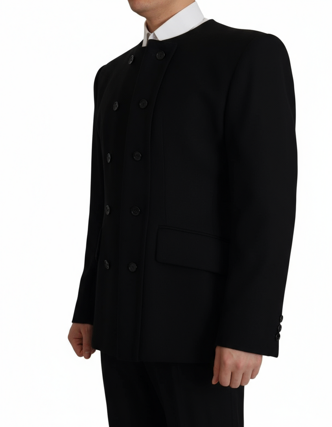 Dolce & Gabbana Men’s Wool Double-Breasted Officer Blazer