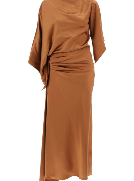 Christopher Esber cusco silk draped midi dress