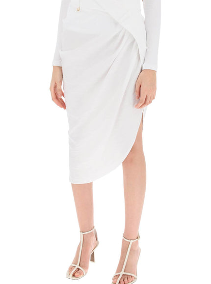 Jacquemus la jupe saudade asymmetric skirt