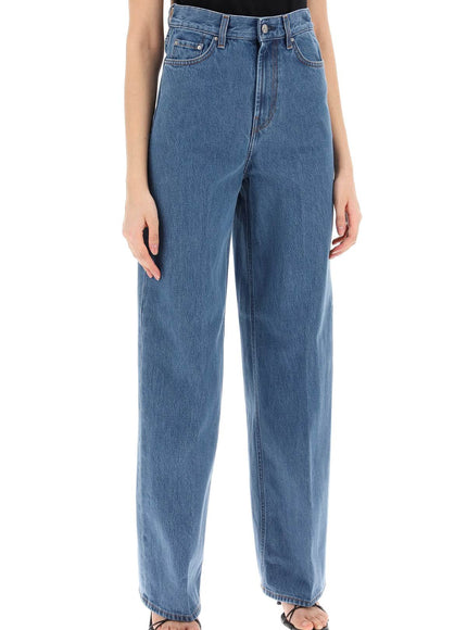 Toteme wide leg jeans in organic cotton