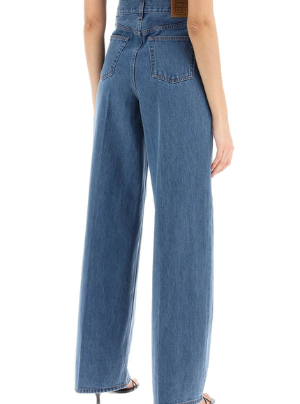 Toteme wide leg jeans in organic cotton