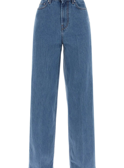 Toteme wide leg jeans in organic cotton