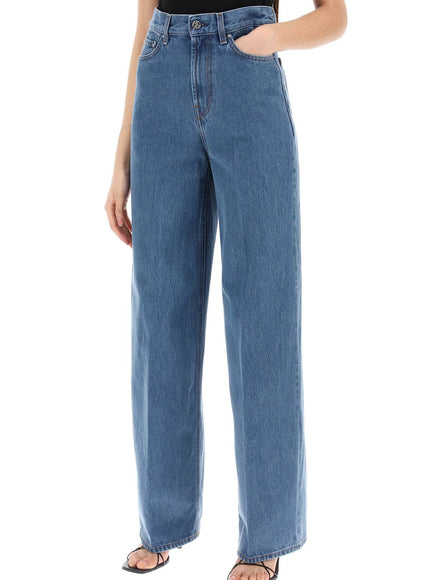 Toteme wide leg jeans in organic cotton