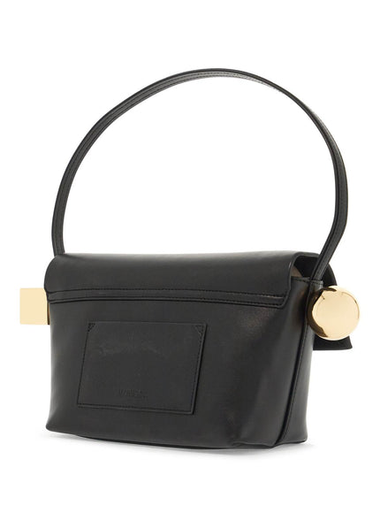 Jacquemus Le Rond Carre Embellished Leather Shoulder Bag