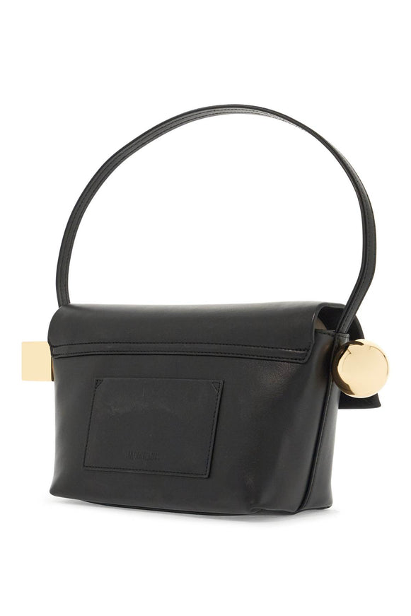 Jacquemus Le Rond Carre Embellished Leather Shoulder Bag