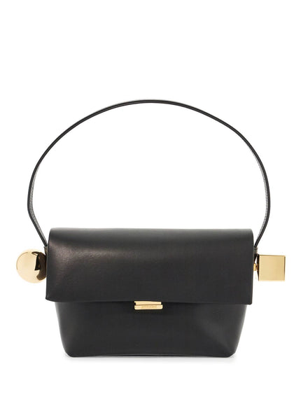 Jacquemus Le Rond Carre Embellished Leather Shoulder Bag