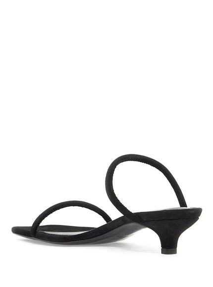 Toteme minimalist suede leather sandals