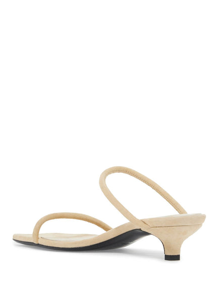 Toteme minimalist suede leather sandals