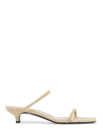 Toteme minimalist suede leather sandals