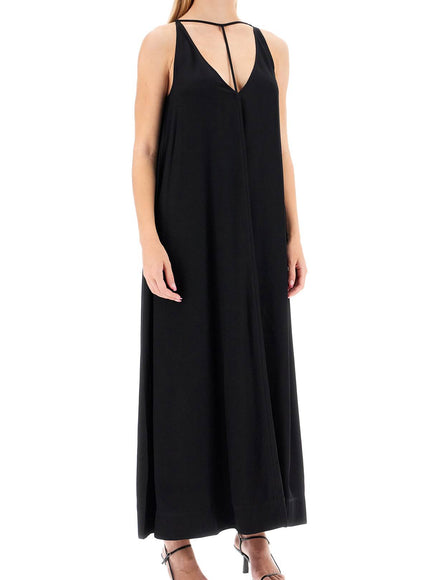 Toteme maxi dress with t-strap belt