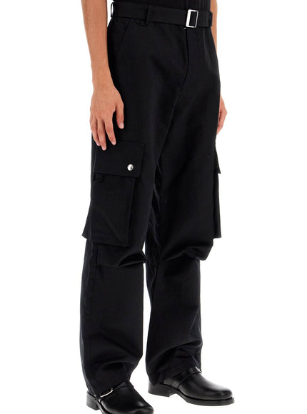 Jacquemus cargo gabardine trousers in eight