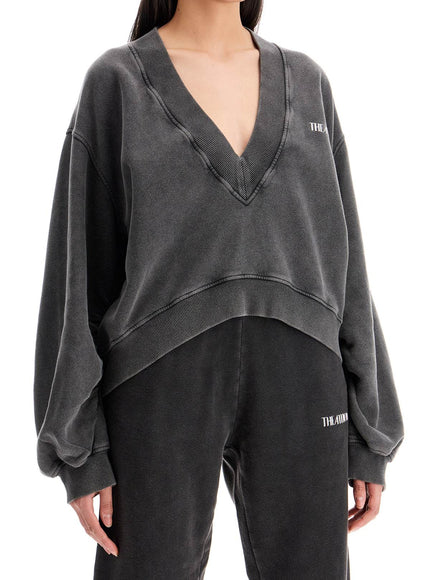 The Attico 'oversized v-neck sweatshirt