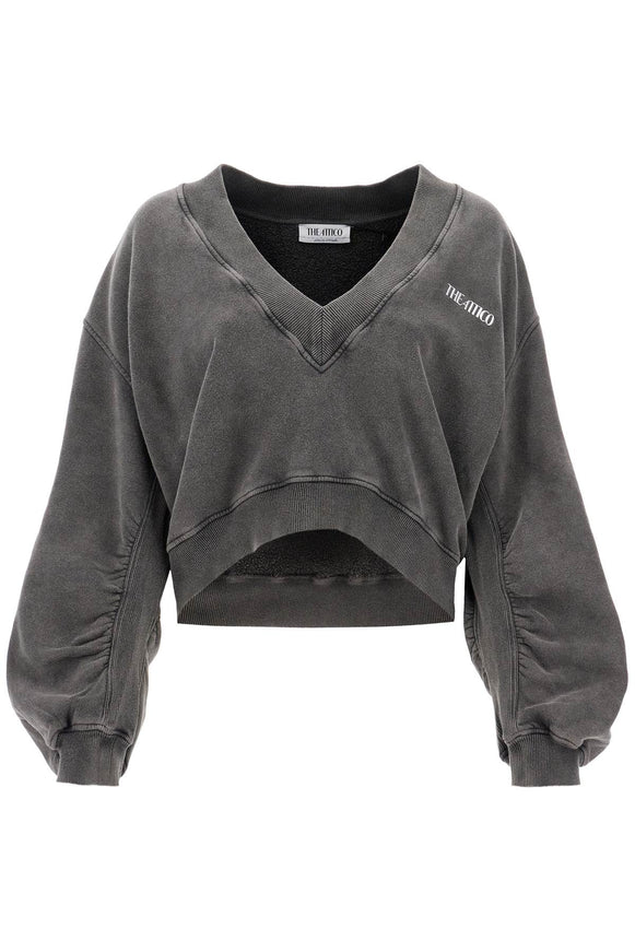 The Attico 'oversized v-neck sweatshirt