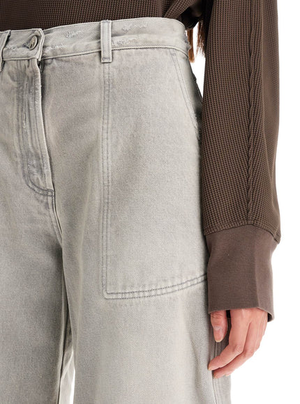 The Attico baggy jeans with pockets