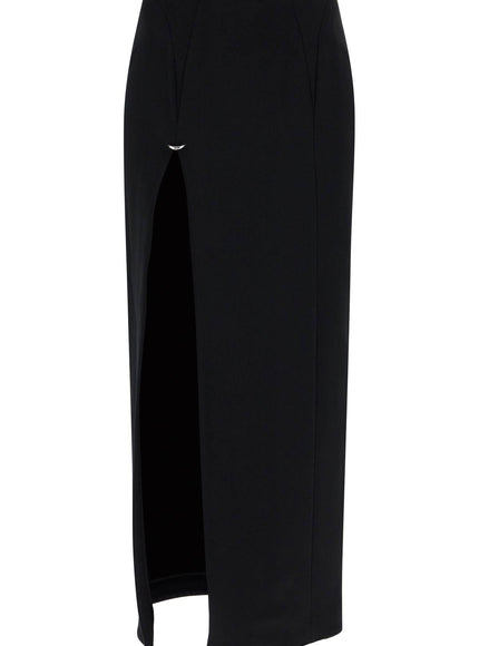 Mugler long skirt with piercing detail