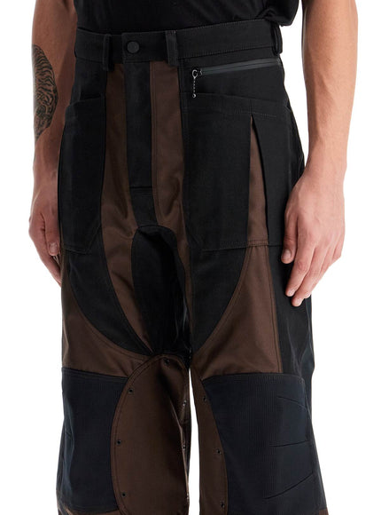 Mugler patchwork cargo pants with