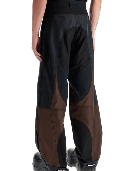 Mugler patchwork cargo pants with