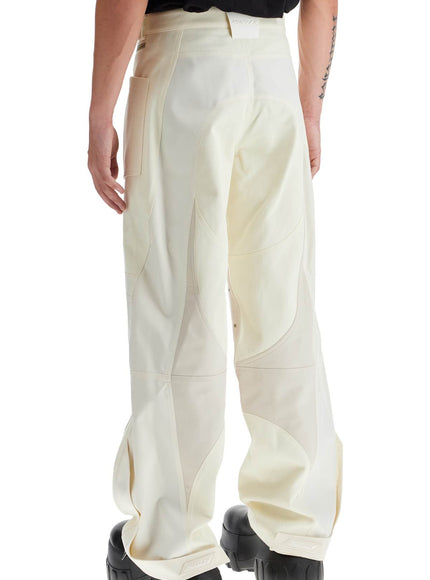 Mugler patchwork cargo pants with