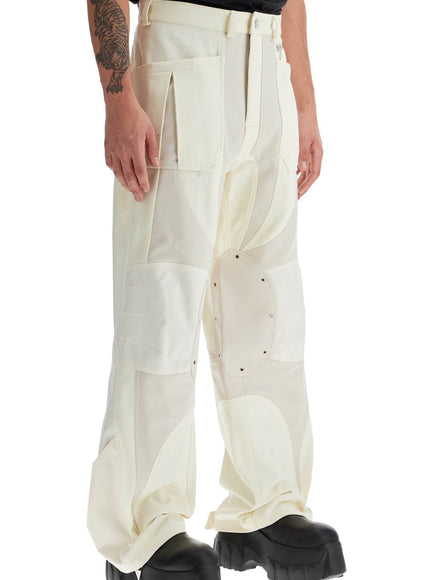 Mugler patchwork cargo pants with