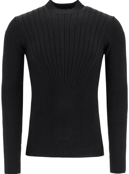 Mugler fitted long-sleeved top