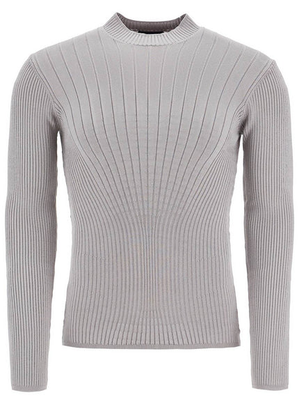 Mugler fitted long-sleeved top