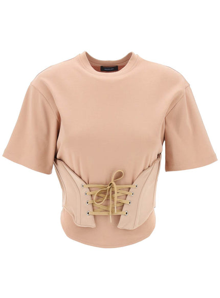 Mugler corset t-shirt